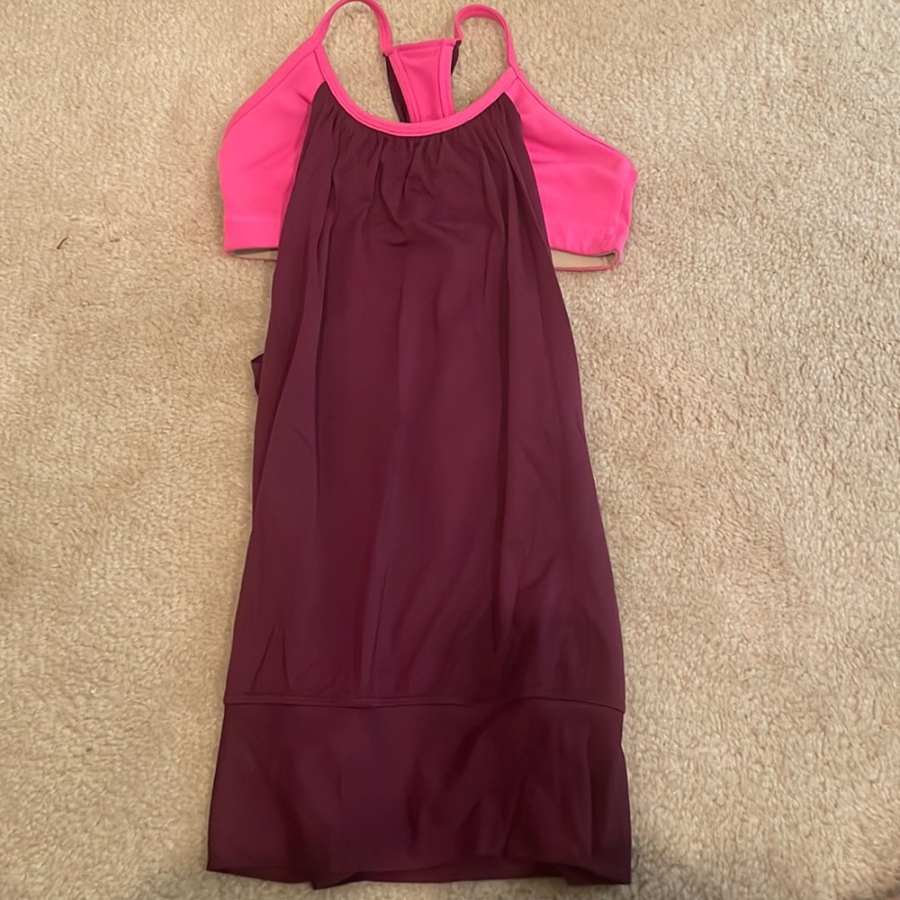 Pink and purple Lululemon bra tank!